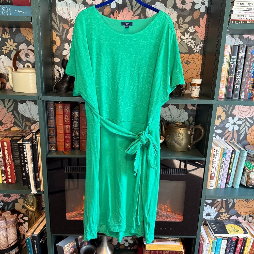 NWOT - Chaps Faux Wrap Dress - Sz XXL